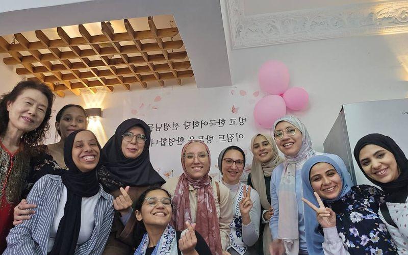 صورة جماعية خلال فعالية بينجو يوم 6 يونيو. (الصورة من إيمان الأشقر)