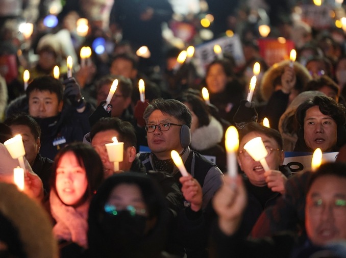 التوصية بترشيح المواطنين الكوريين الجنوبيين الذين تصدوا للأحكام العرفية عام 2024 لجائزة نوبل للسلام